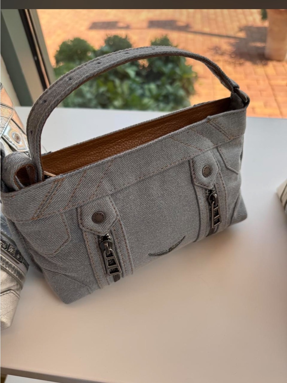 zadig & voltaire sunny mood denim bag